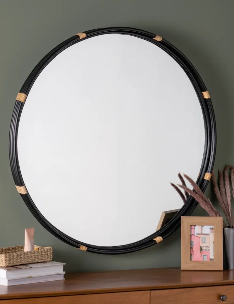 Adaline Circular Wall Mirror – Minimalist Round Mirror Design 1