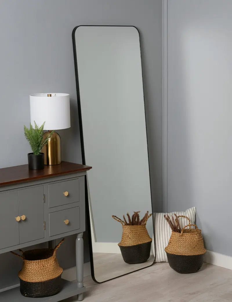 Aire Minimalist Leaning Floor Mirror 1