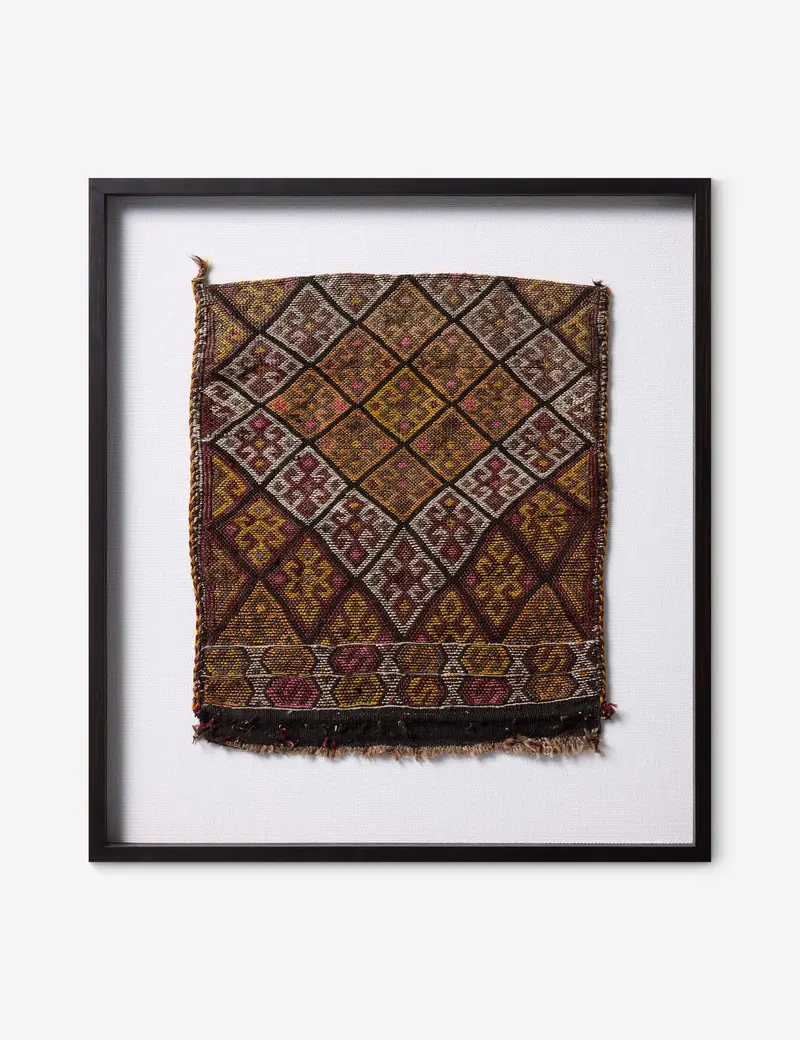 Ajmal Hand-Dyed Textile Wall Art 1