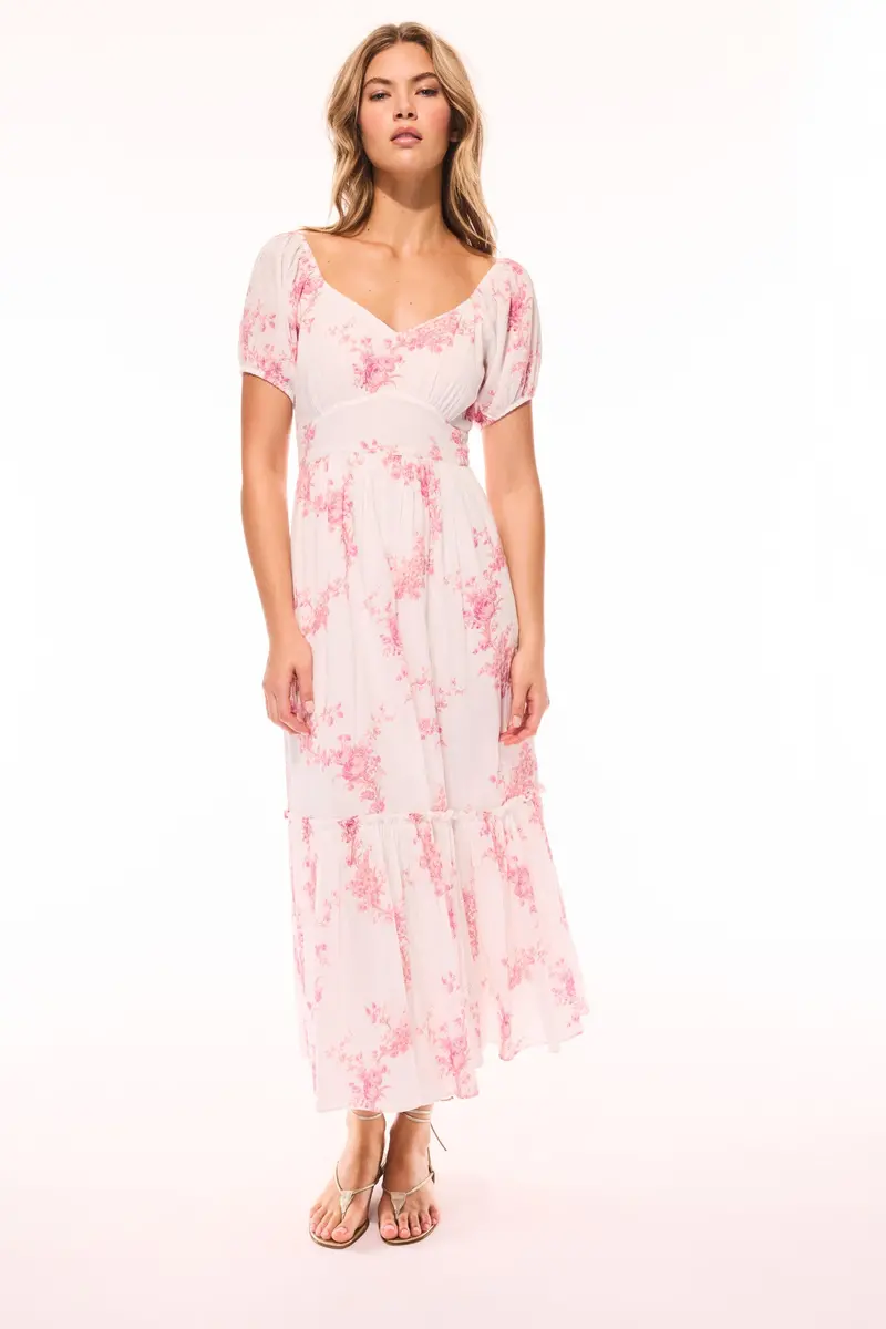 Angie Eco-Friendly Cotton Midi Dress 1