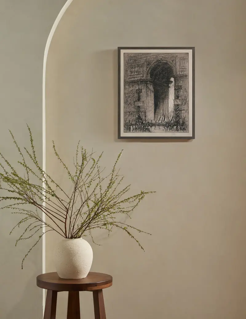 Arc De Triomphe Paris Monumental Print By William Walcot 1