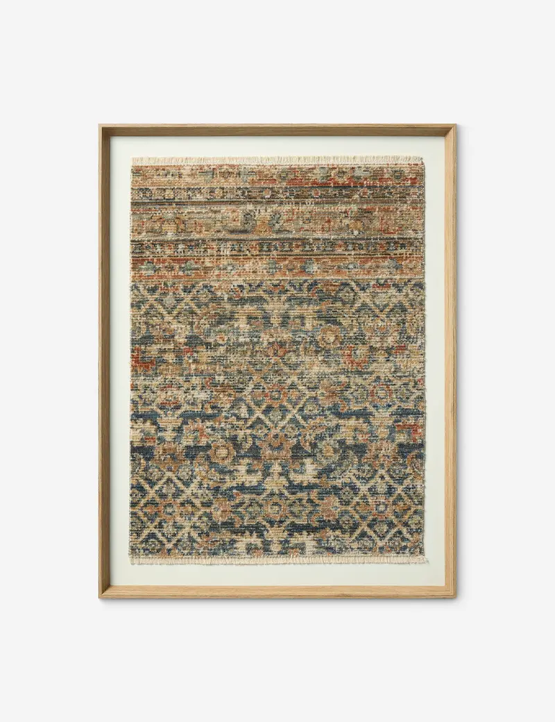 Ariel Modern Woven Wall Art Print 1