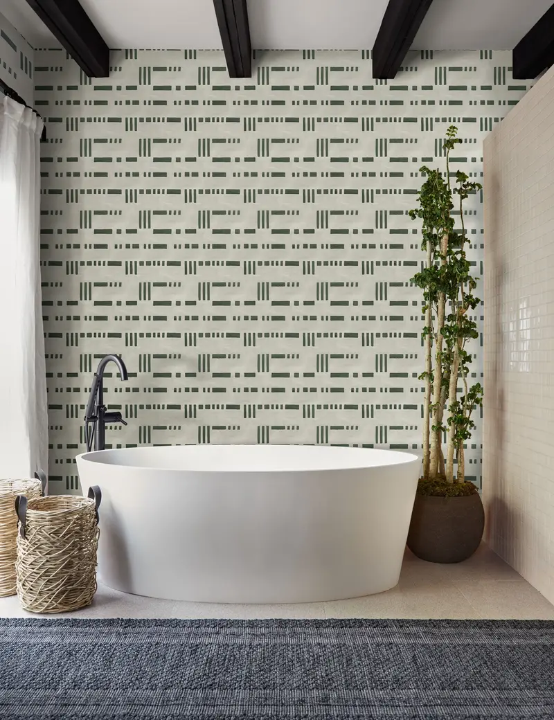 Artemis Removable Wallpaper – Geometric Print & Peel-And-Stick Application 1