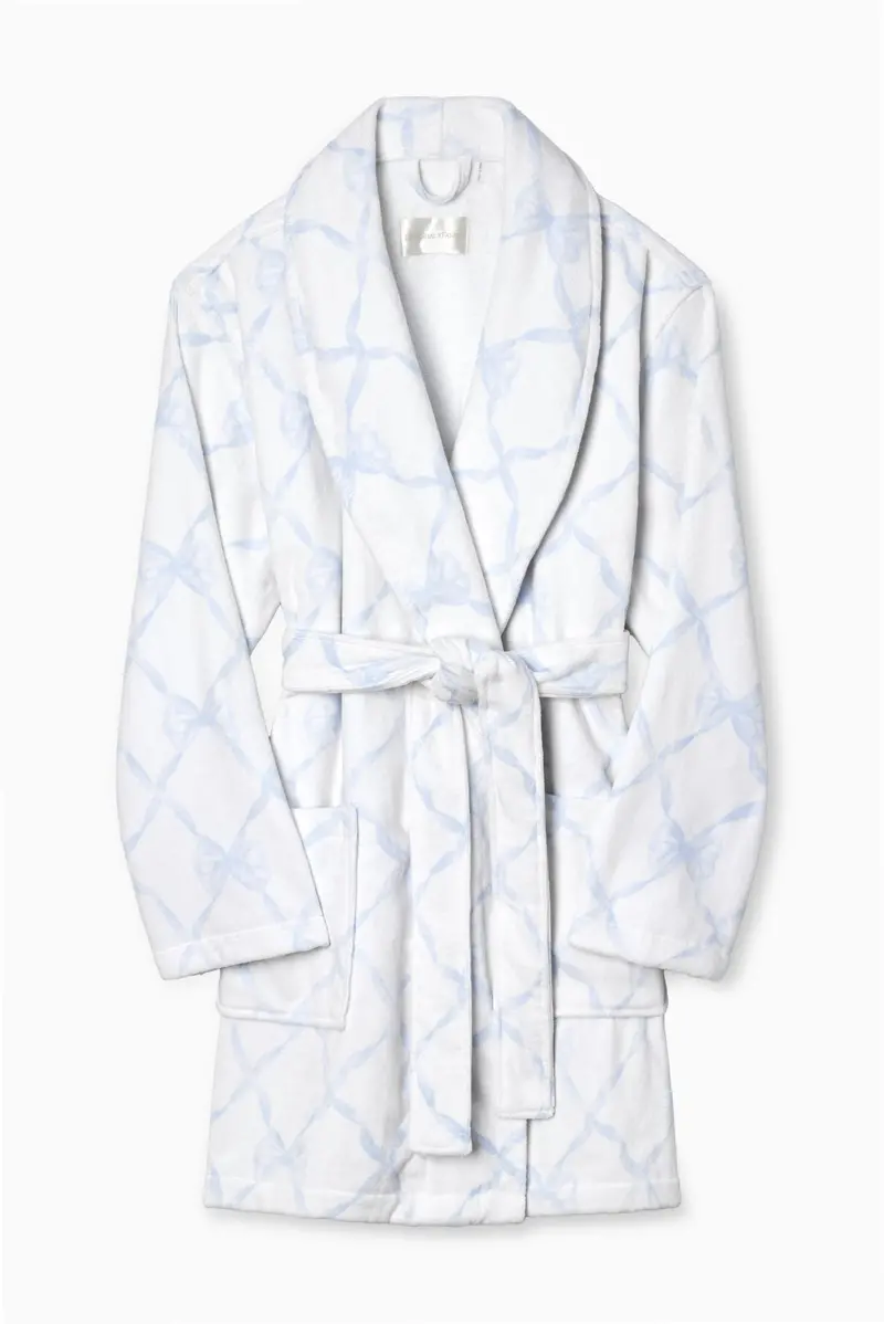 Artisan-Style Printed Cotton Robe 1
