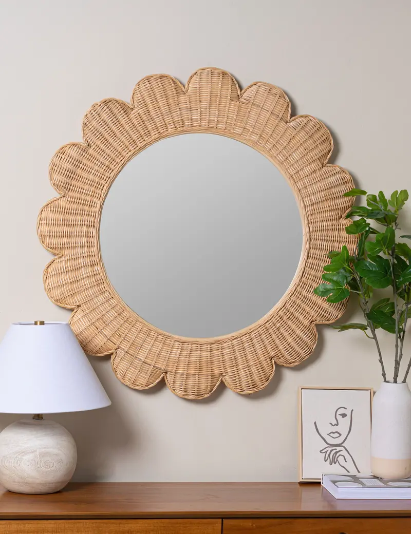 Asha Round Wall Mirror – Minimalist Circular Design 1
