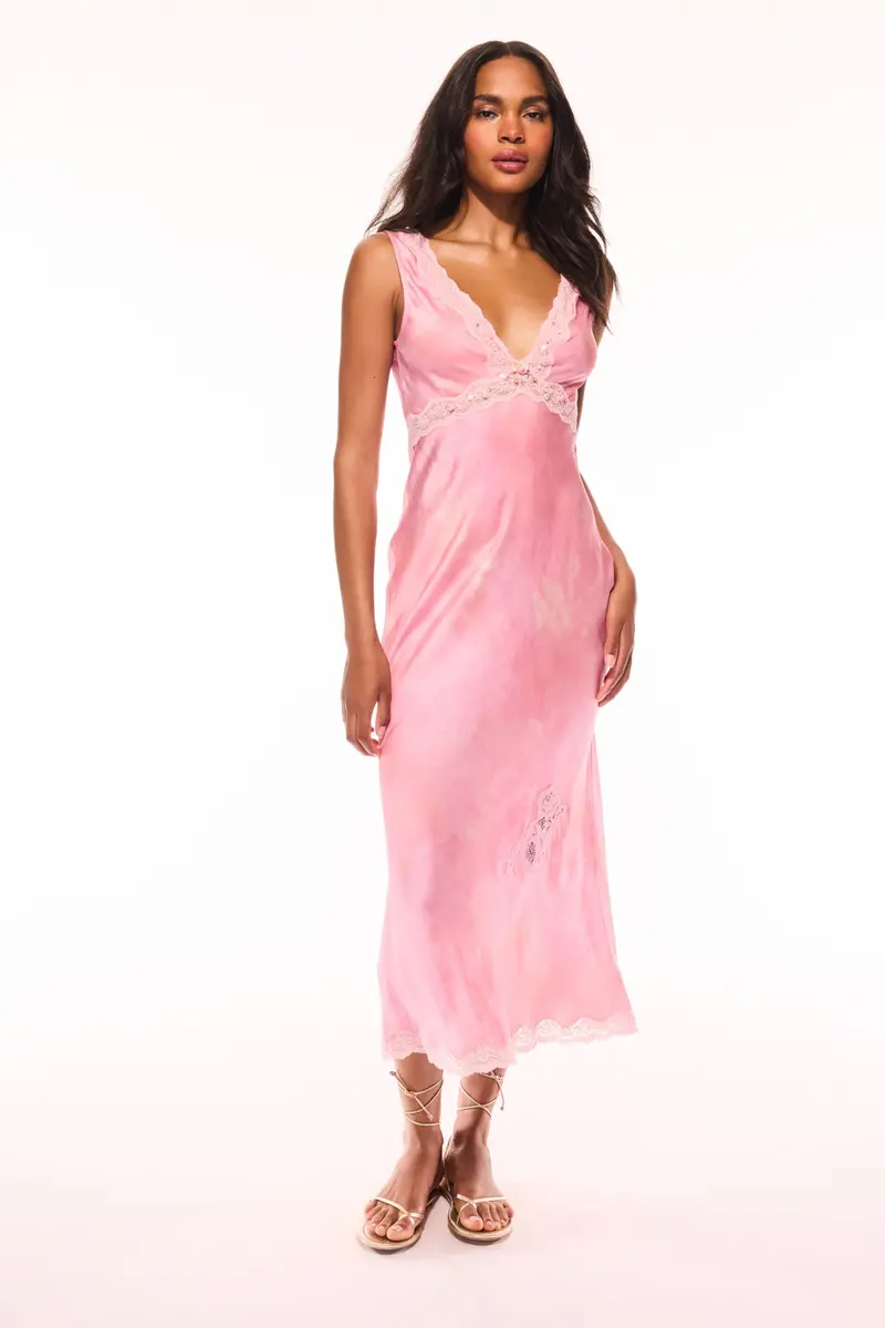 Bier Silk-Blend Midi Dress – Effortless Sophistication 1