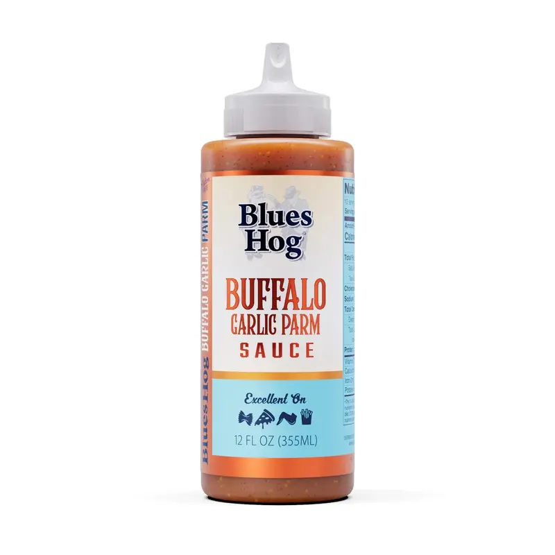 Blues Hog Buffalo Garlic Parmesan Wing Sauce – 12 Oz Squeeze Bottle 1