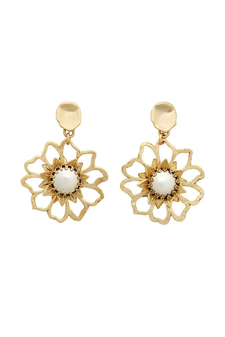 Brinker+Eliza Mini Flower Power Earrings – Bold Statement Design 1