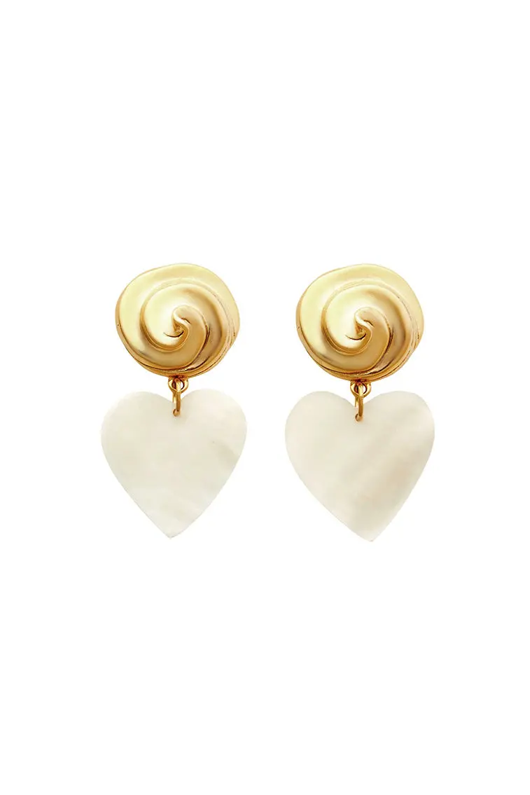 Brinker+Eliza Rainey Hoop Earrings With Minimalist Design 1