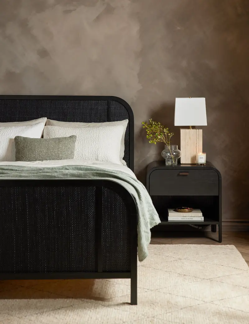Brooke Minimalist Platform Bed 1