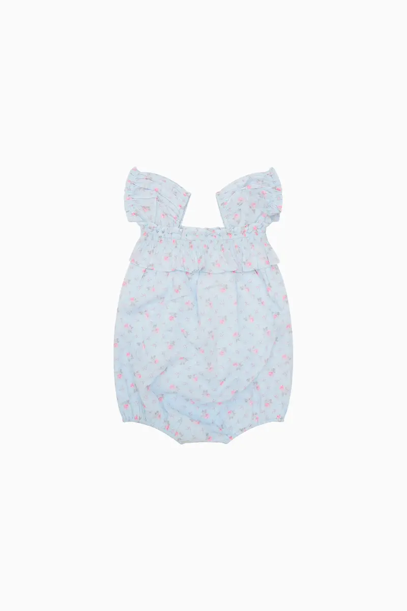 Carlita Floral Cotton Pinafore For Babies 1