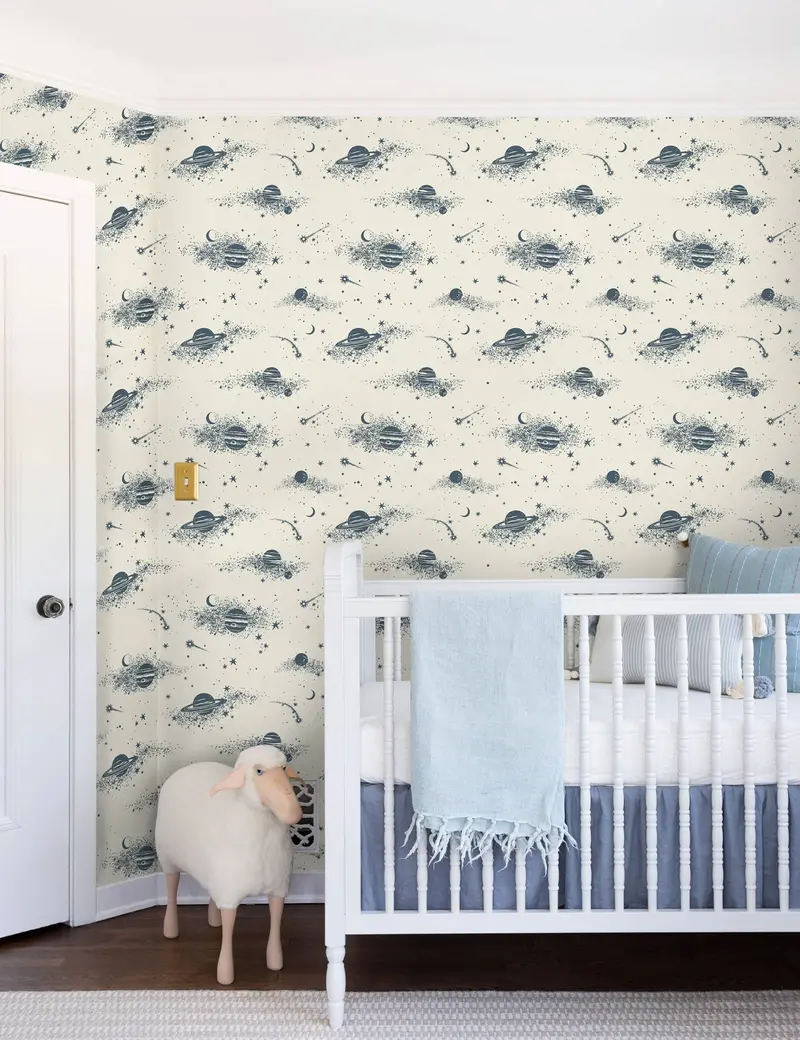 Cassiopeia Celestial Wallpaper – Abstract Constellation Design 1