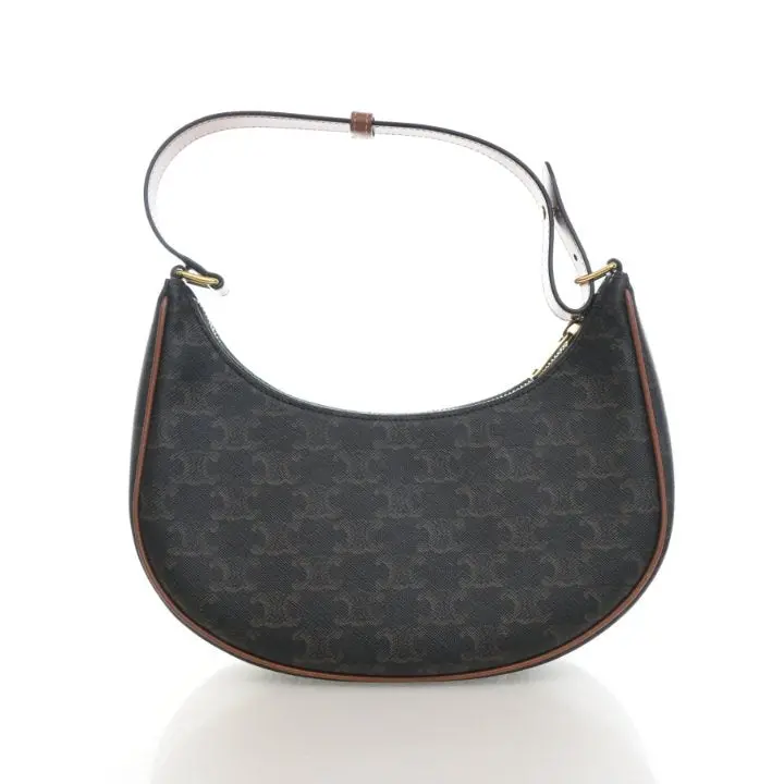 Céline Medium Ava Bag In Triomphe Canvas 1