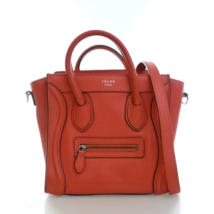 Celine Nano Calfskin Luggage-Style Tote Bag 1