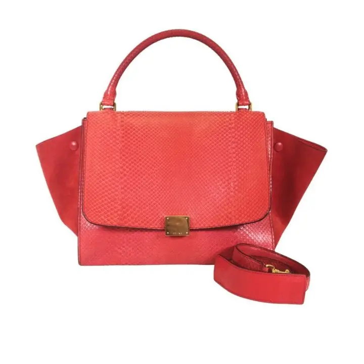 Celine Trapeze Bag – Medium Python Leather 1