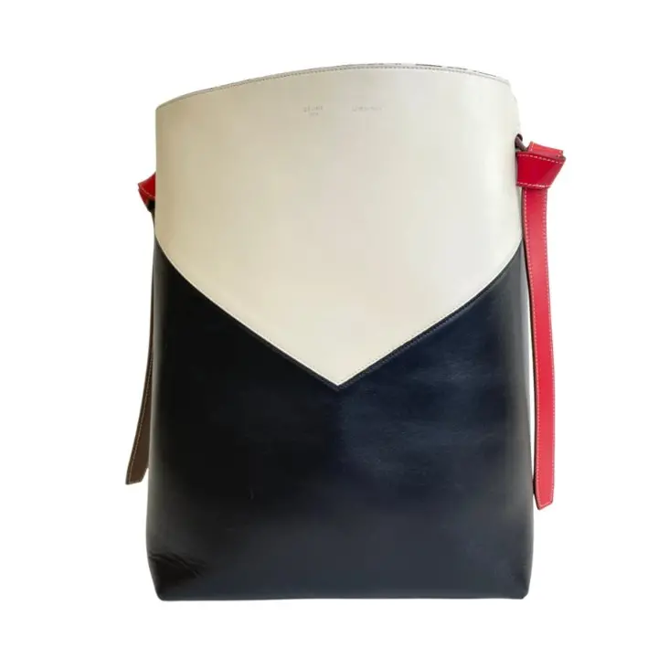 Céline Twisted Cabas Handbag In Calfskin 1
