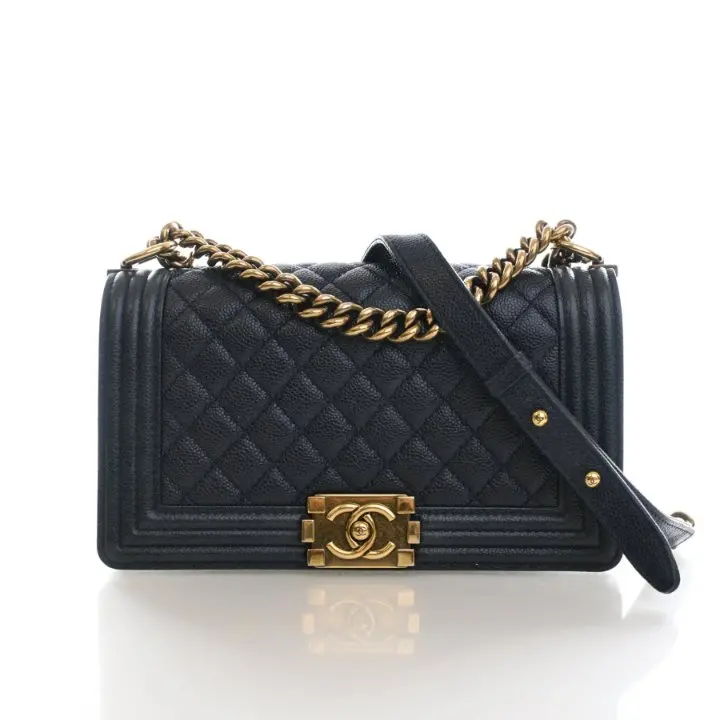 Chanel Boy Bag – Medium Caviar Leather 1