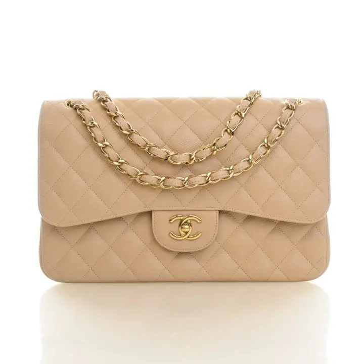 Chanel Jumbo Caviar Classic Double Flap Bag – Oversized Luxury 1
