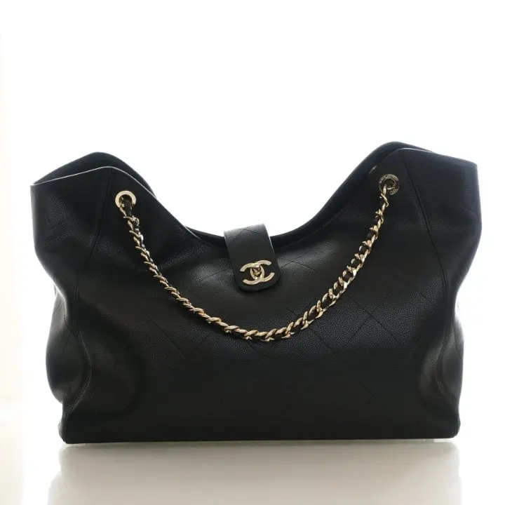 Chanel Large Caviar Shopping Tote Bag 1
