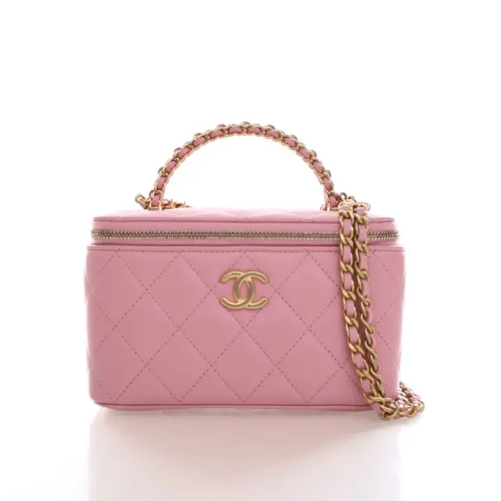 Chanel Small Lambskin Pick Me Up Vanity Clutch 1