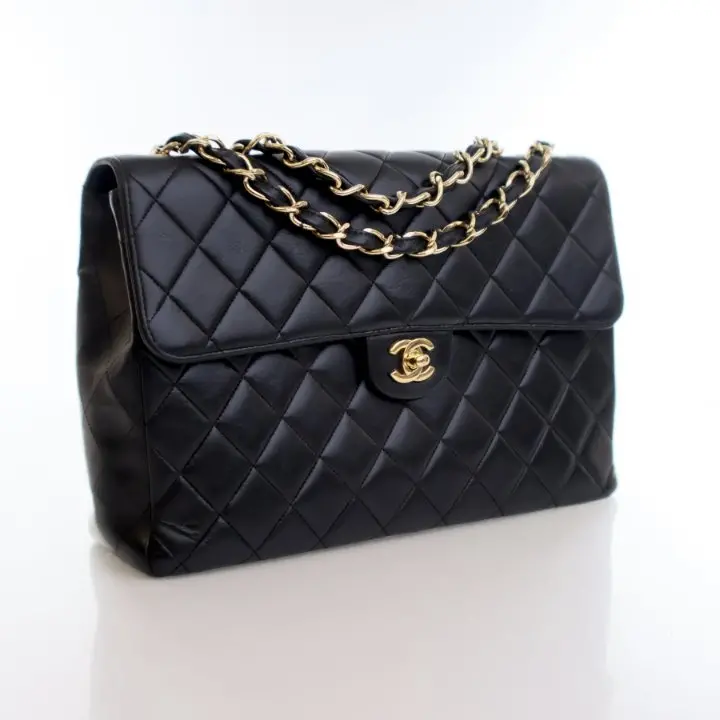 Chanel Vintage Jumbo Classic Single Flap In Lambskin 2