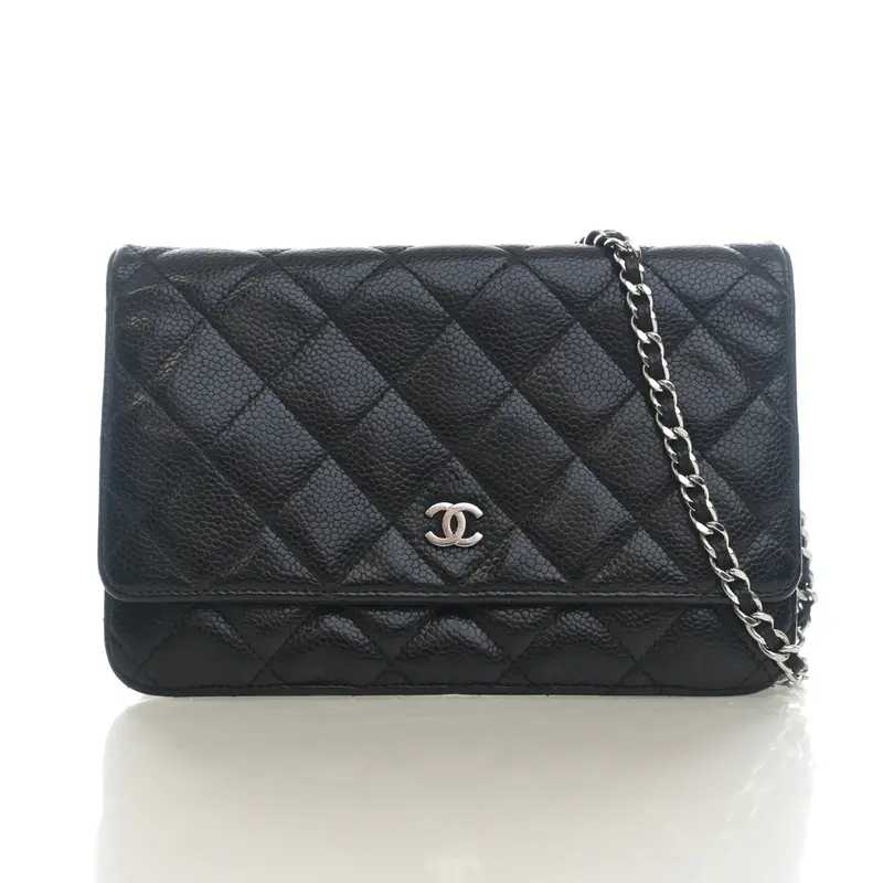 Chanel Wallet On Chain (Woc) In Caviar Leather 1