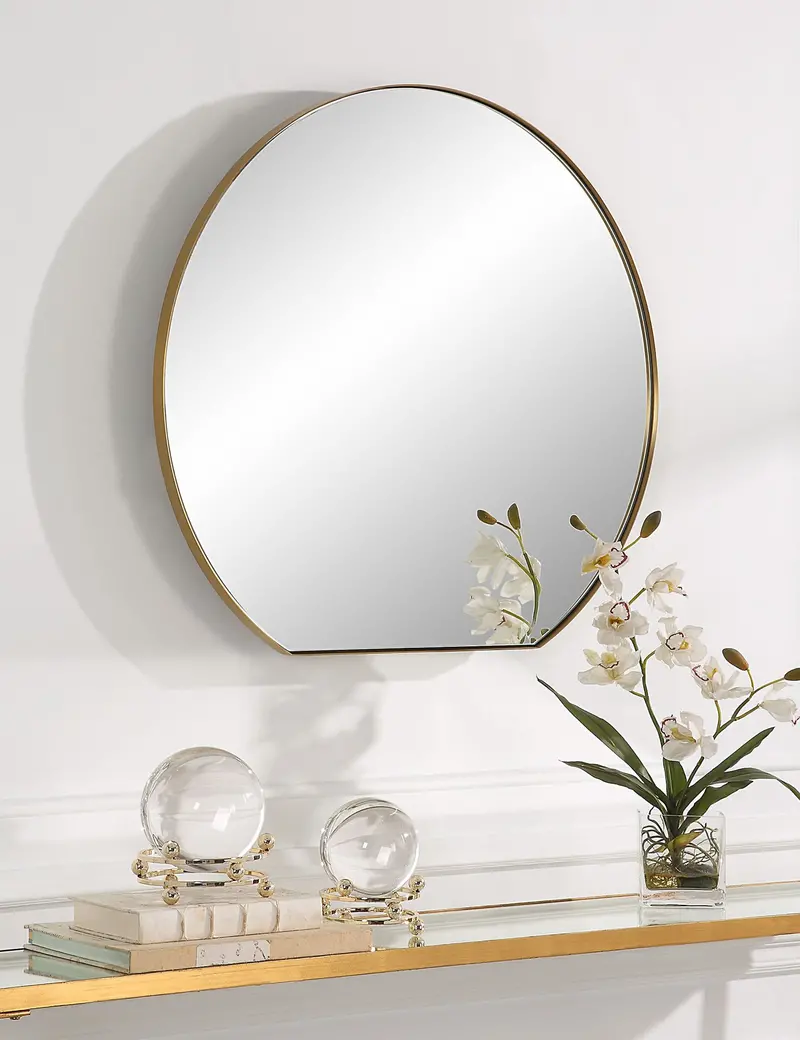 Clifton Round Mirror – Contemporary Framed Circle Mirror 1