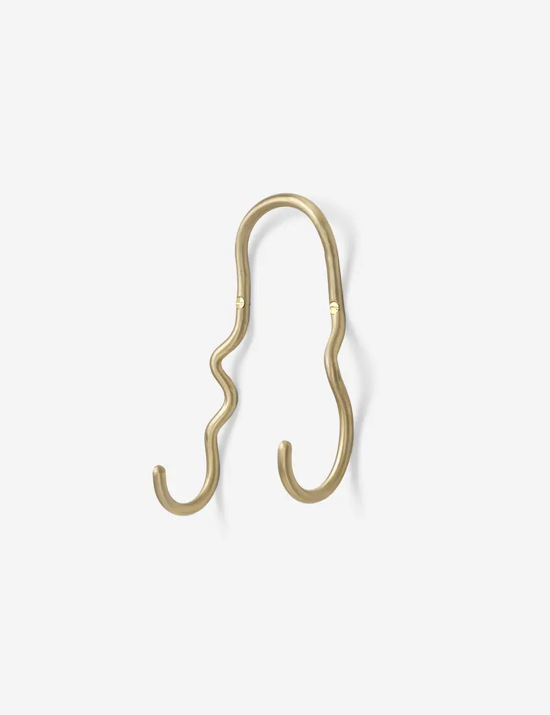 Curvature Double Wall Hook – Ferm Living Space-Saving Hanging Fixture 1