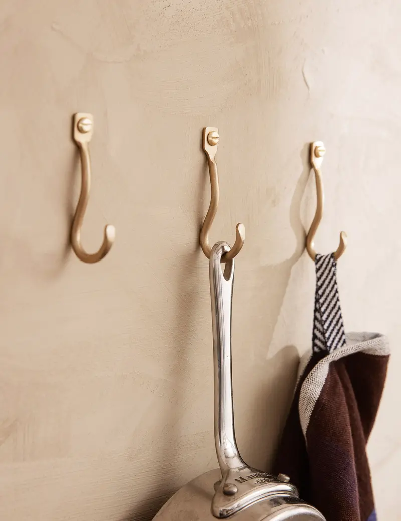 Curvature Triple Wall Hooks – Ferm Living Functional Wall Fixture (Set Of 3) 1