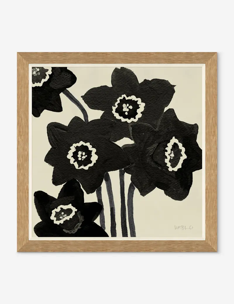 Daffodils Wallpaper Collection – Susan Hable Botanical Print 1