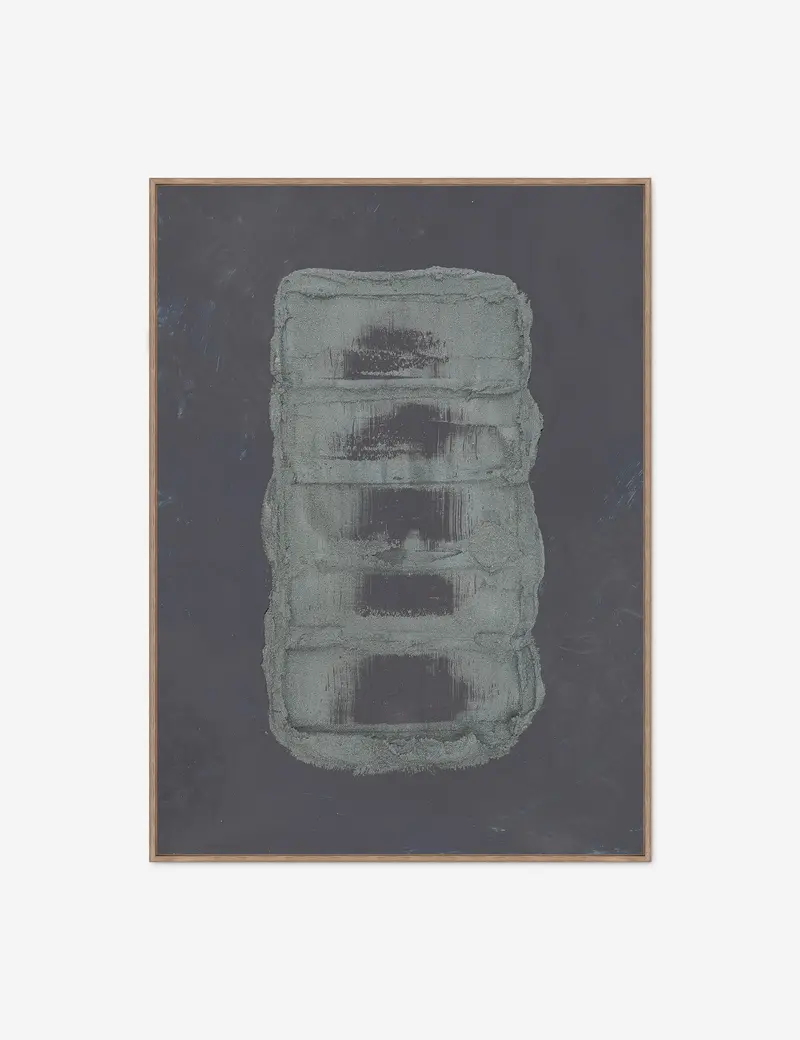 Danielle Davis 'Blue By You Iii' Evocative Abstract Wall Art Print 1