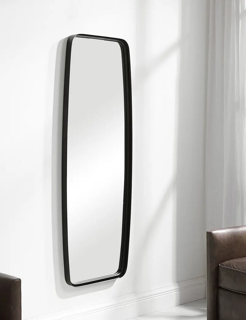 Devyn Full-Height Floor Mirror – Sleek Framed Standing Mirror For Bedrooms Or Entries 1