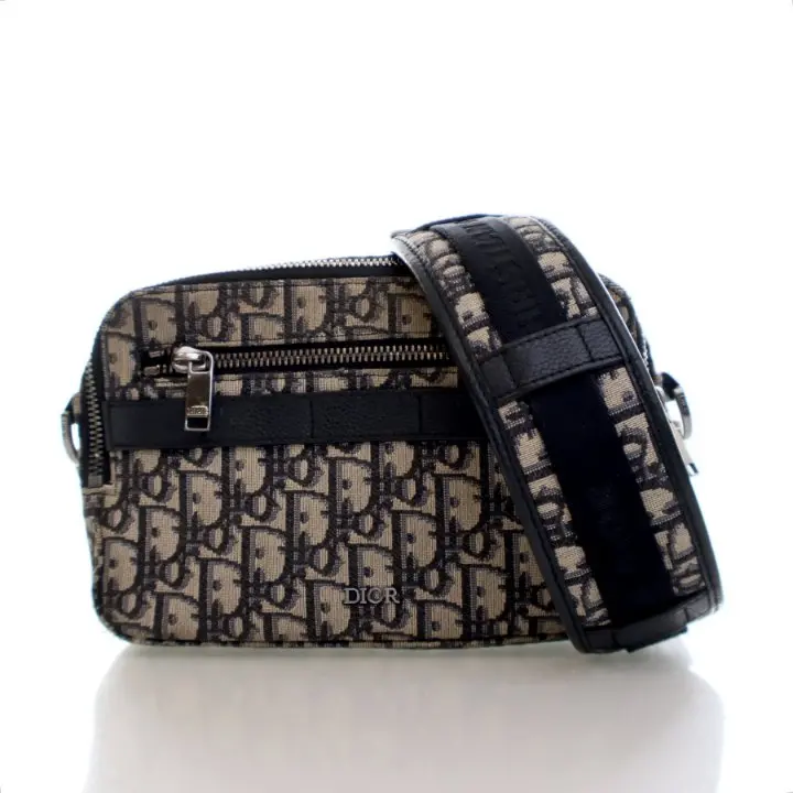 Dior Oblique Safari Crossbody Bag With Adjustable Strap 1