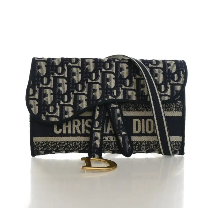 Dior Oblique Slim Saddle Belt Pouch – Hands-Free Wearable Accessory 1