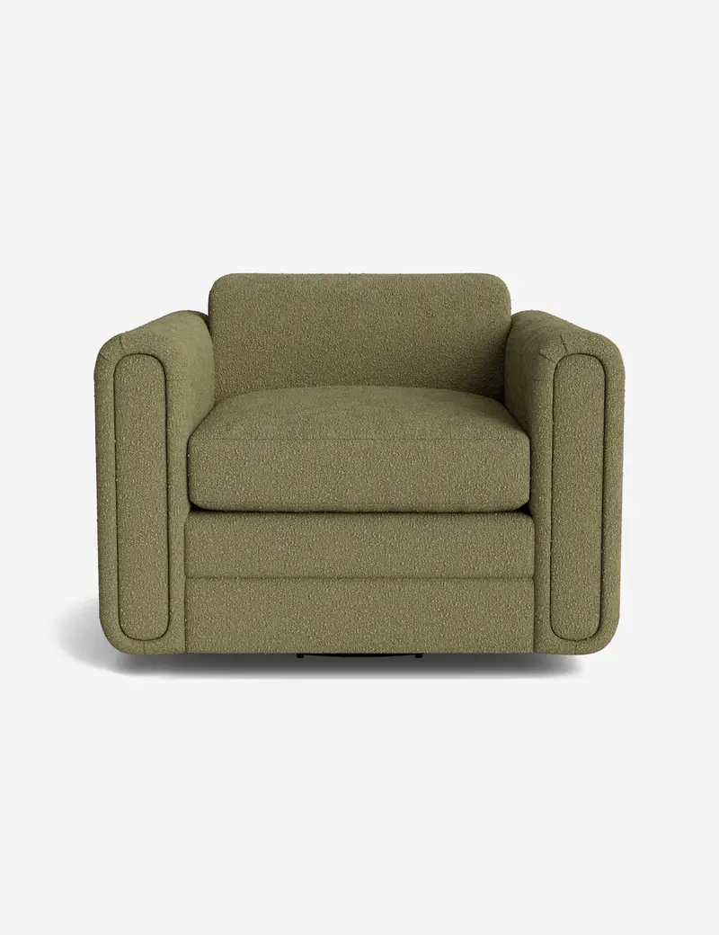 Eleanor Swiveling Accent Chair – Tailored Mid-Century Inspired Seat 21