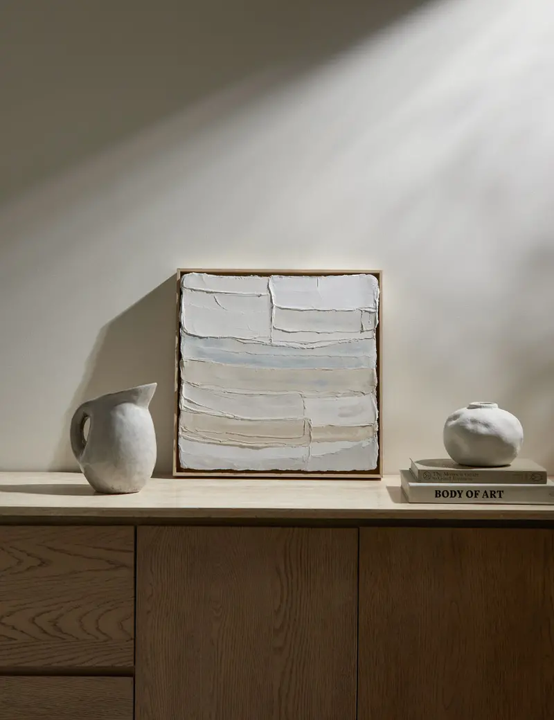 Elizabeth Sheppell Soft Views Neutral Framed Wall Art 1