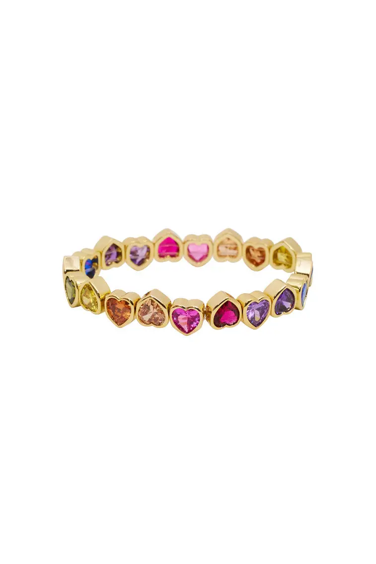 Erin Wachs Large Heart Stretch Bracelet – Soft Silicone Band 2