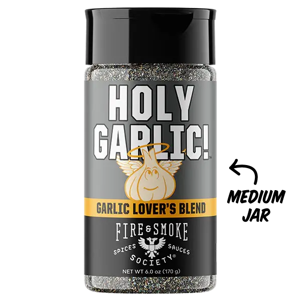 Fire & Smoke Society Holy Garlic! – Bold All-Natural Seasoning Blend 1