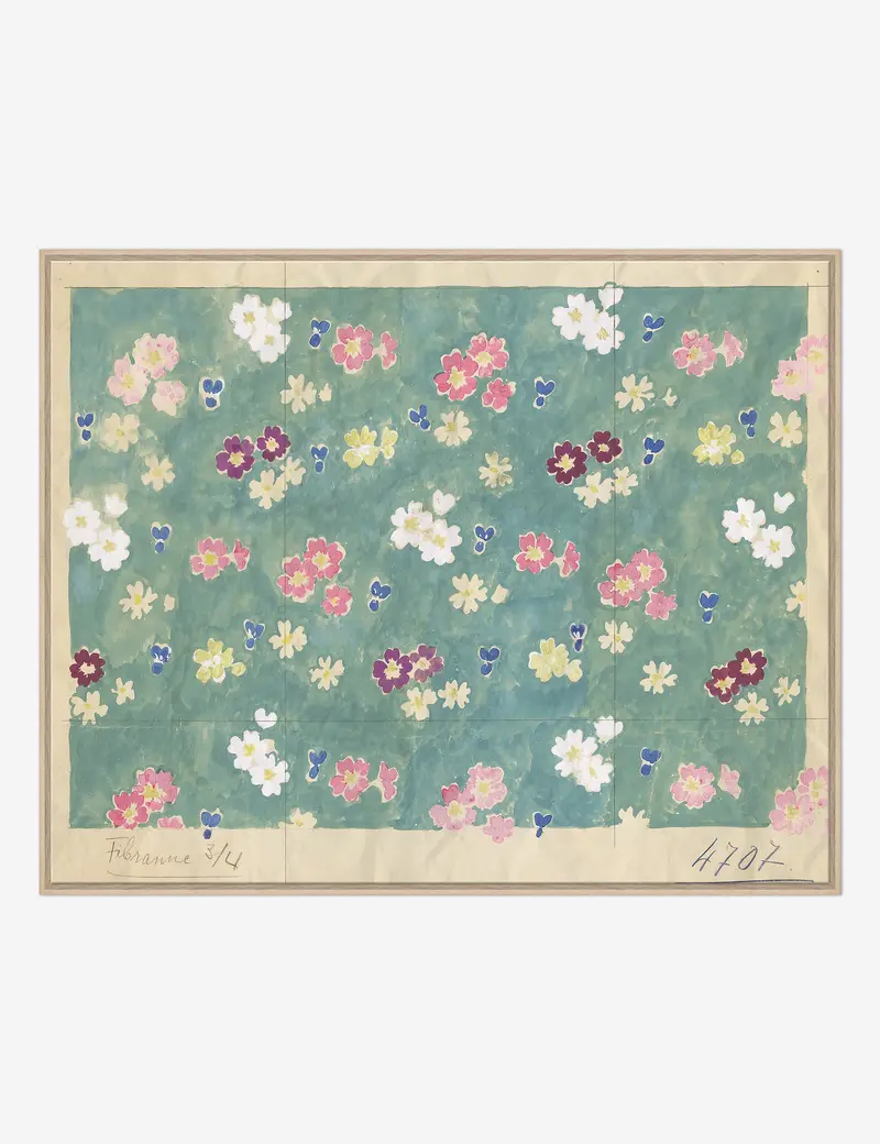 Flower Field Landscape Art Print – Paule Marrot Collection 1