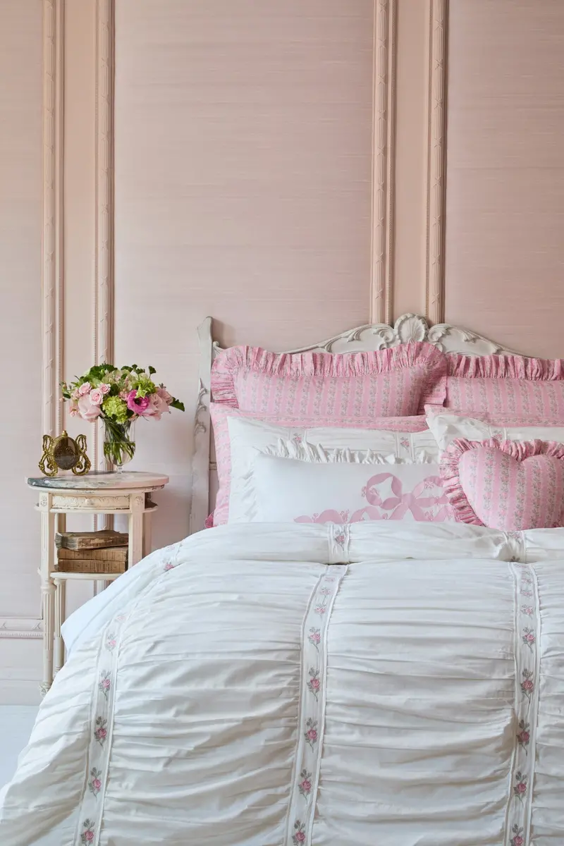 Forever In Love Embroidered Duvet Cover And Pillow Sham Set 1