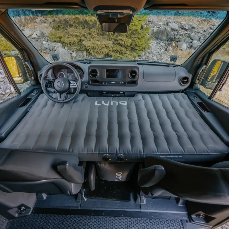 Front Cab Air Mattress For Van Conversions 1