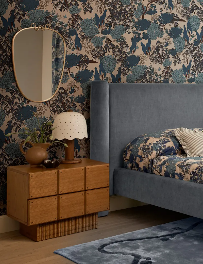 Garden Walk Paperweave Textured Wallpaper By Sarah Sherman Samuel 1