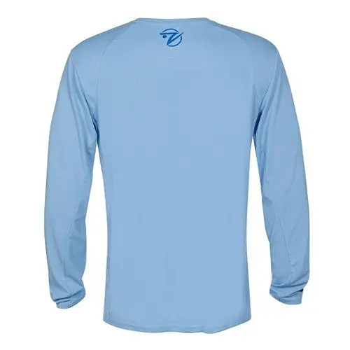 Gillz Pro Series Men'S Long Sleeve Fishing Shirt – Powder Blue 1