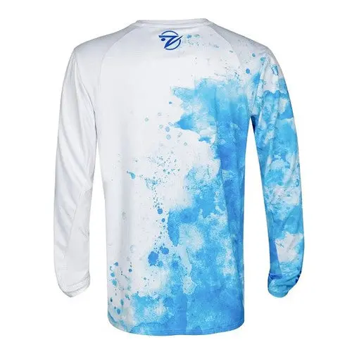 Gillz Pro Series Spray Long Sleeve Fishing Shirt – Powder Blue 1