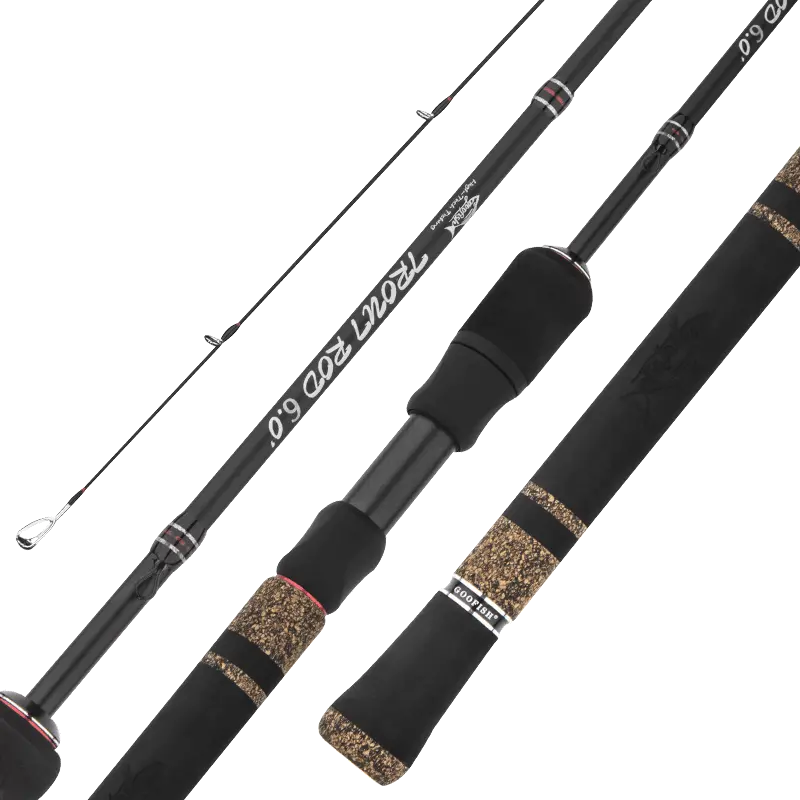Goofish® 6-Foot Spinning Rod For Steelhead, Trout & Bass – Nano-Blank Construction With Fuji Components 1