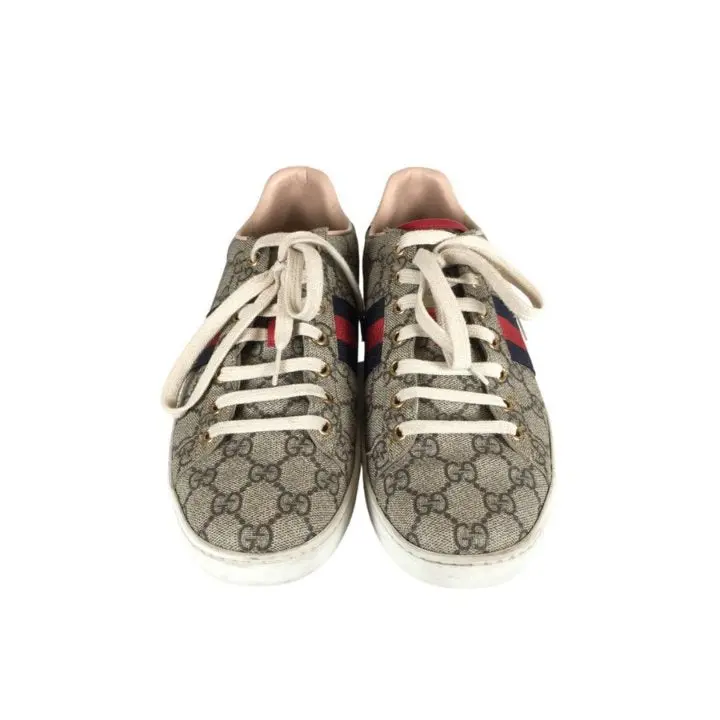 Gucci Ace Gg Supreme Sneakers – Size 41 1