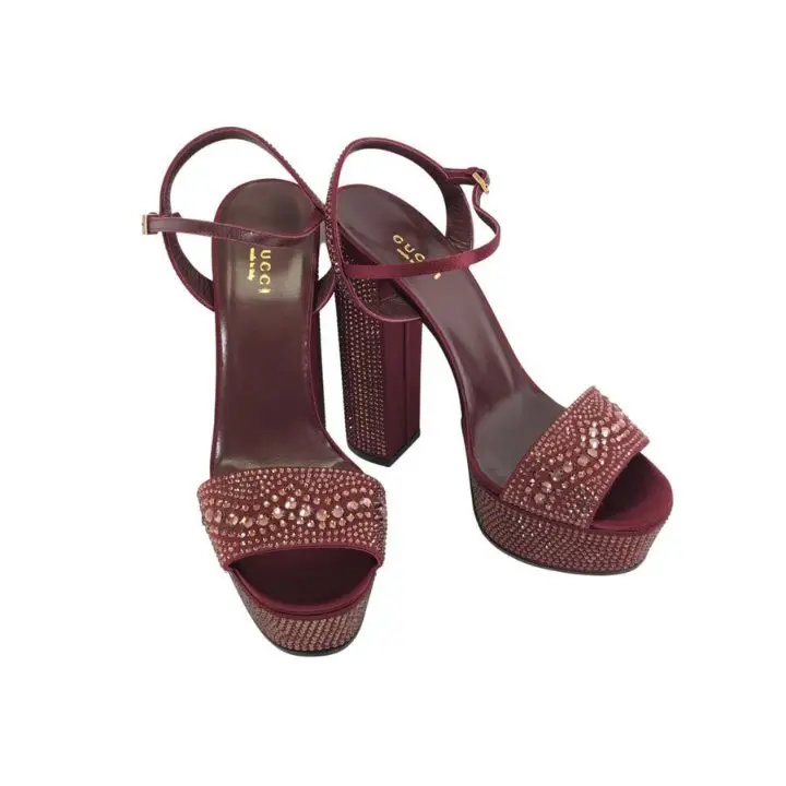 Gucci Women’S Heeled Shoes, Size 38 1