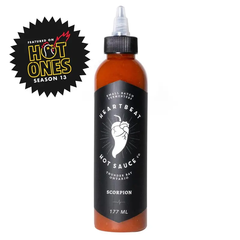 Heartbeat Scorpion Hot Sauce – Small-Batch Ultra-Hot Condiment 1