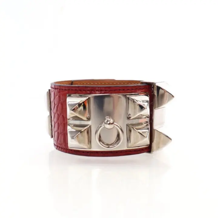 Hermes Alligator Collier De Chien Bracelet 1