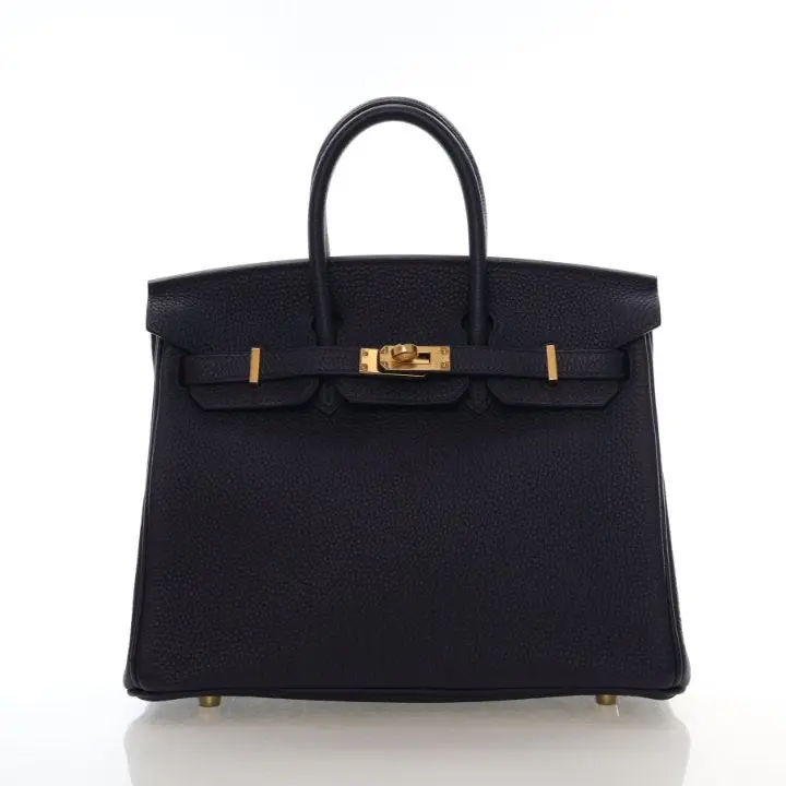 Hermès Birkin 25 In Bleu Nuit Togo Leather 1